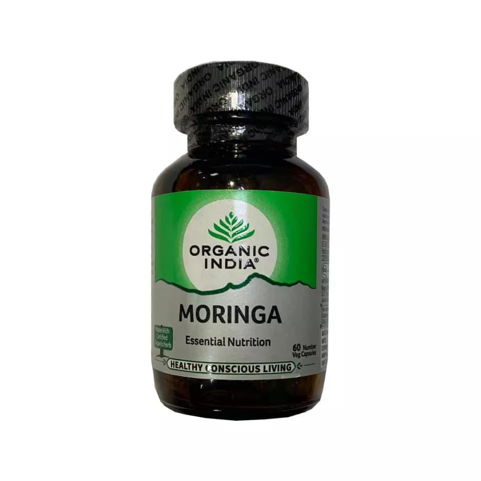 Моринга (шигру) Organic India, 60 капсул - иммунитет