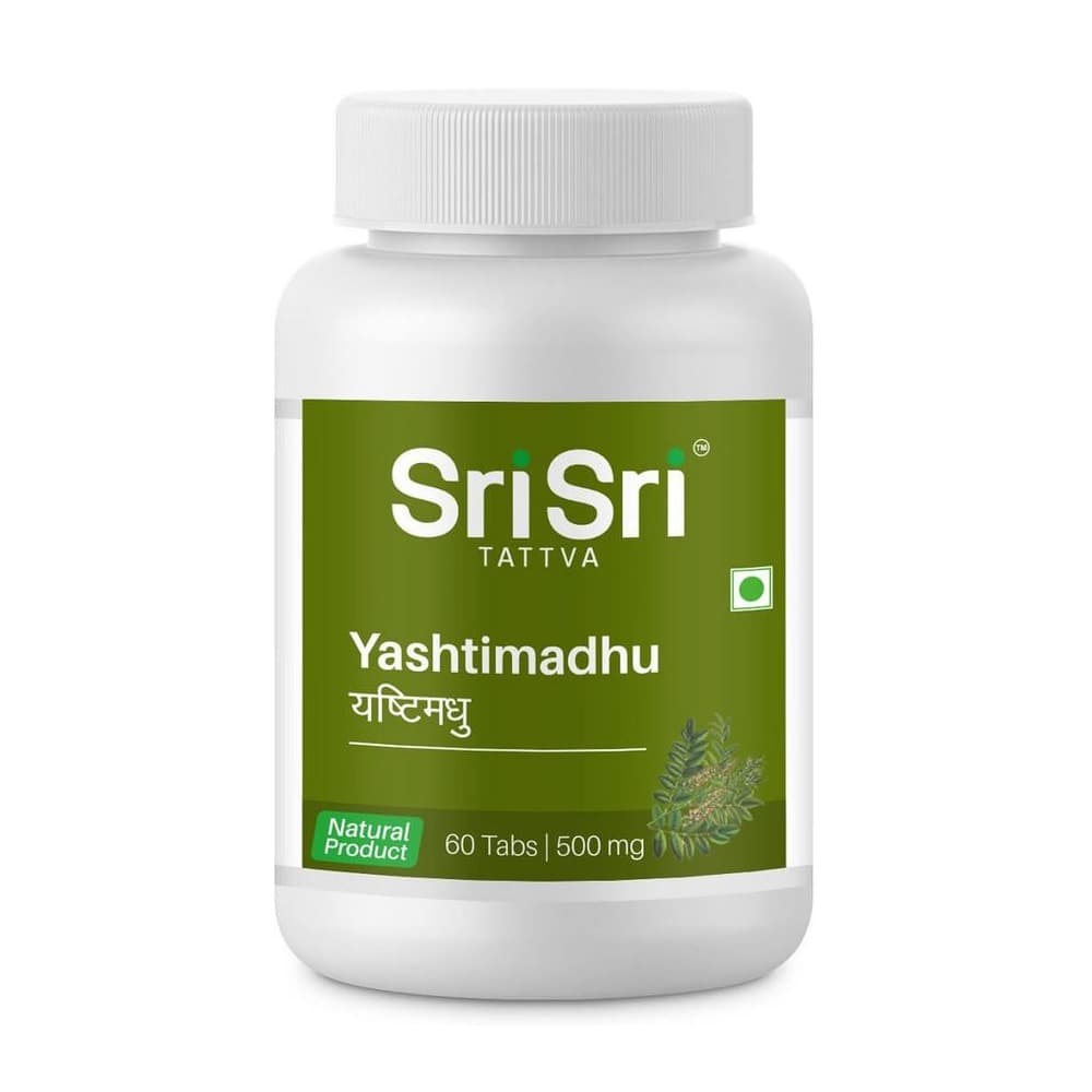 Яштимадху Sri Sri Tattva, 60 таблеток - для дыхания