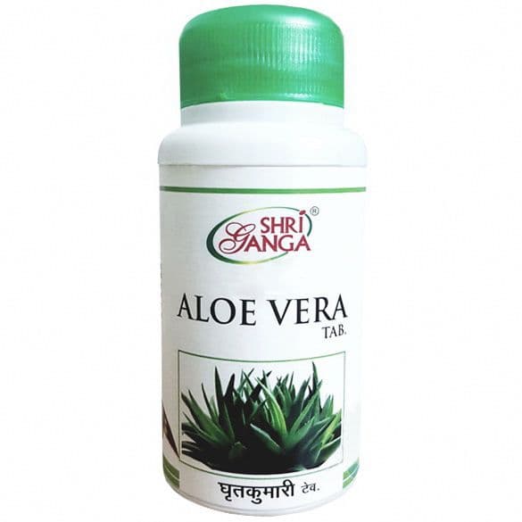 Алоэ вера Shri Ganga, 60 таблеток - для пищеварения