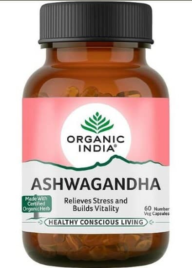 Ашвагандха Organic India, 60 капсул - для спокойствия