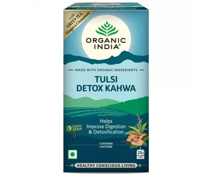 Чай Тулси Детокс Кахва Organic India, 25 пакетиков - детокс
