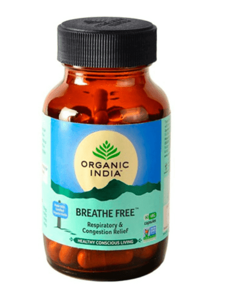 Бриз Фри Organic India, 60 капсул - для дыхания
