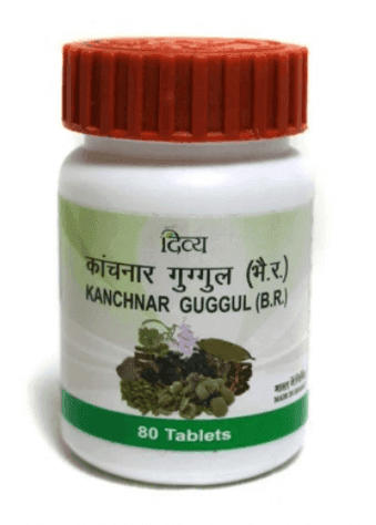 Канчнар гуггул Divya Patanjali, 80 таблеток