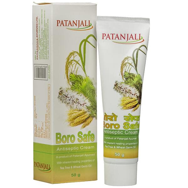 Антисептический крем Боро Сейф Patanjali, 50 г - для кожи