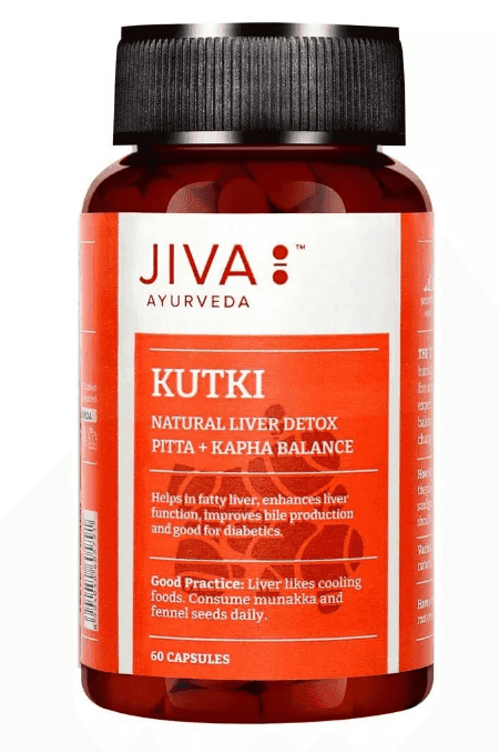 Кутки Jiva, 60 капсул - для печени