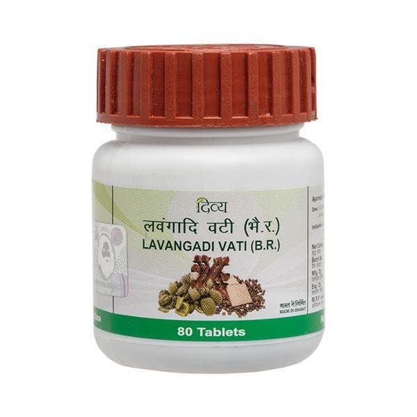 Лавангади вати Patanjali, 80 таблеток - для горла