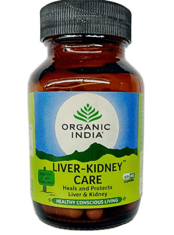 Ливер-Кидни Кеа Organic India, 60 капсул - для печени