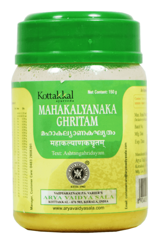 Махакальянака Гхритам Kottakkal, топлёное масло 150 г - аюрведа