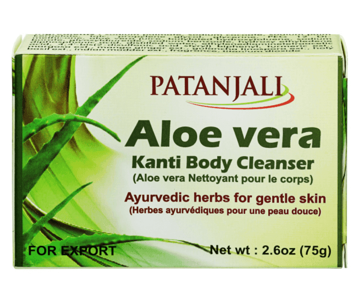 Мыло с алоэ вера Канти Patanjali, 75 г - для кожи