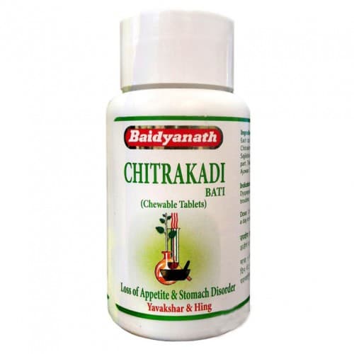 Читракади бати Baidyanath, 80 таблеток - для пищеварения