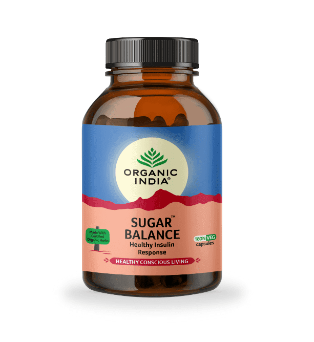 Шугар Бэланс Organic India, 60 капсул - сахар и обмен веществ