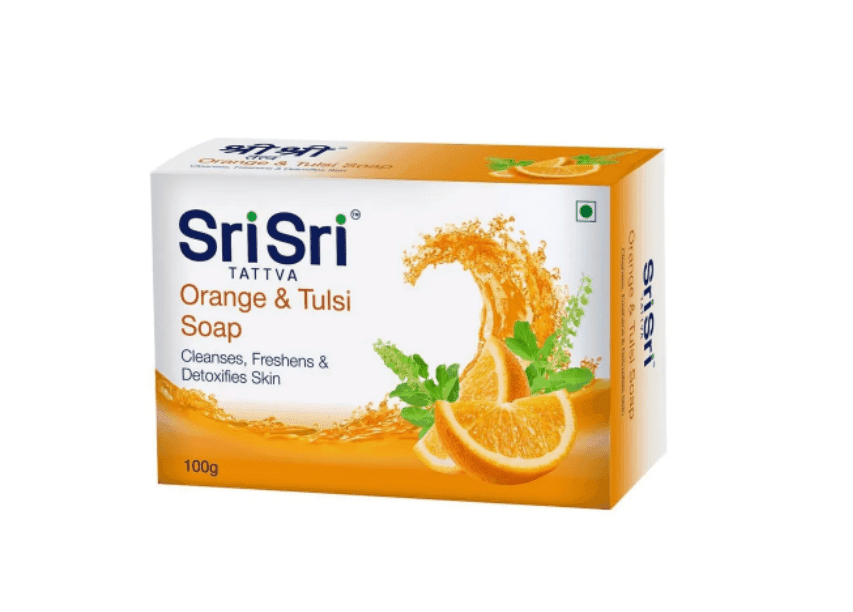 Мыло Апельсин и Тулси Sri Sri Tattva, 100 г - для кожи