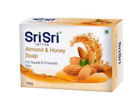 Мыло Миндаль и мёд Sri Sri Tattva, 100 г - для кожи