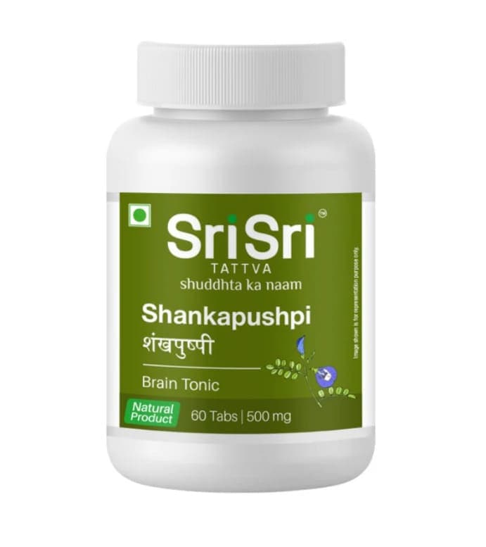 Шанкхапушпи Sri Sri Tattva, 60 таблеток - для памяти