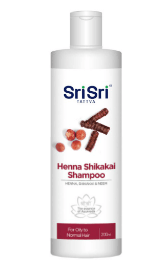 Шампунь с хной и шикакай Sri Sri Tattva, 200 мл - для волос