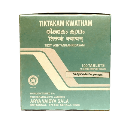 Тиктакам Кватхам Kottakkal, 100 таблеток - аюрведа