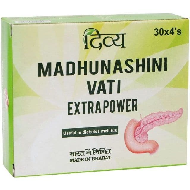 Мадхунашини вати Divya Patanjali, 120 таблеток - сахар и обмен веществ