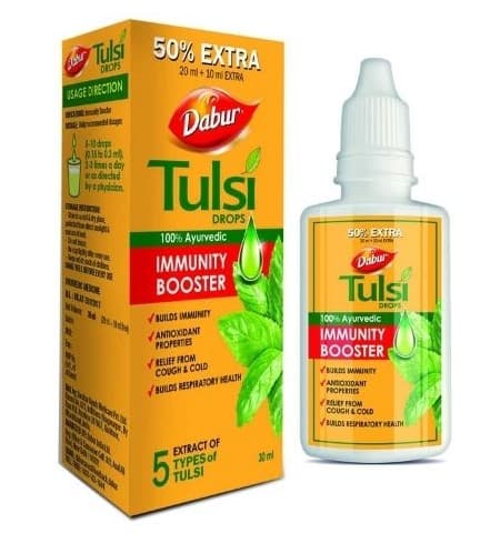 Капли Тулси Dabur, 30 мл - иммунитет