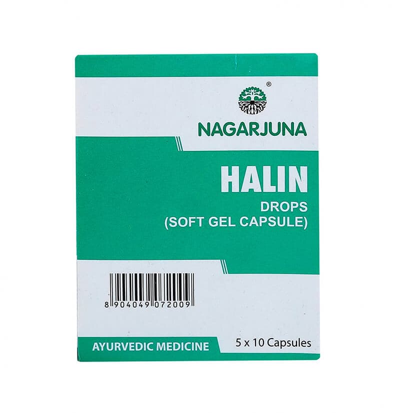 Халин Nagarjuna, 50 капсул - для дыхания