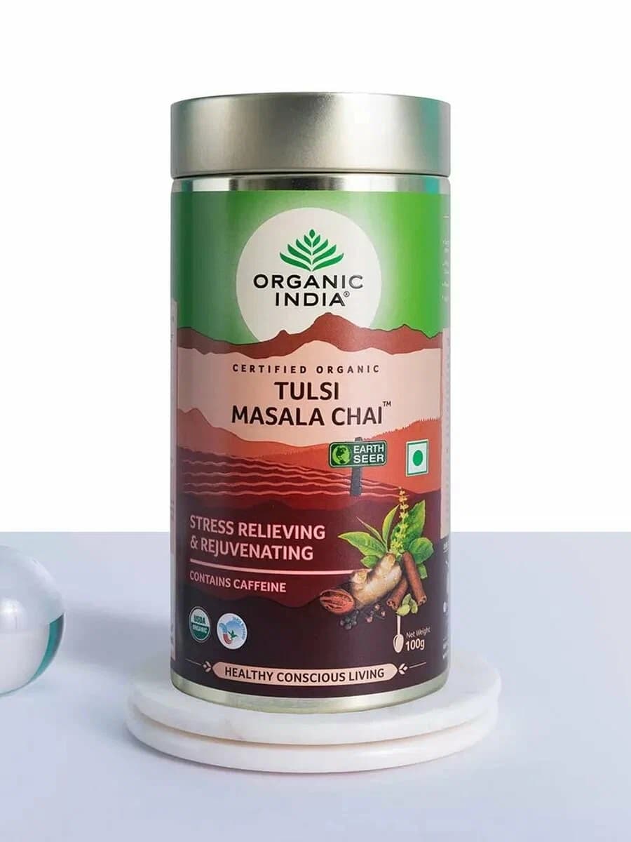 Чай Тулси Масала Organic India, 100 г - чай